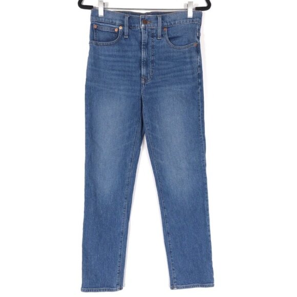 MADEWELL Women’s THE PERFECT VINTAGE JEAN High Rise Straight‎ Size 27 - Picture 1 of 12